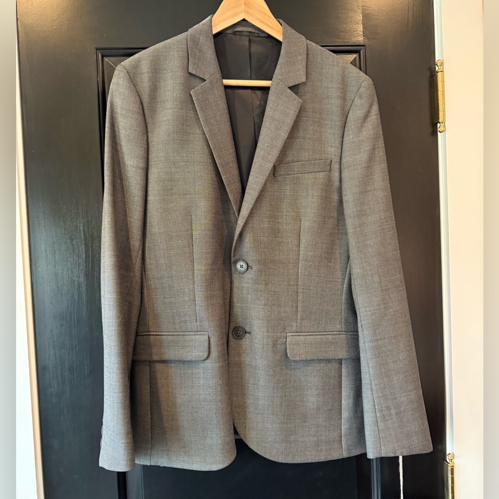 Jack Wills Wool Blazer 38R NWT – Grey 100% Wool 2-Button Sport Coat